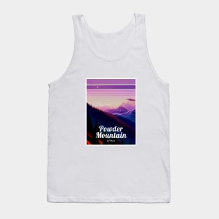 Powder Mountain Utah United States ski Tank Top